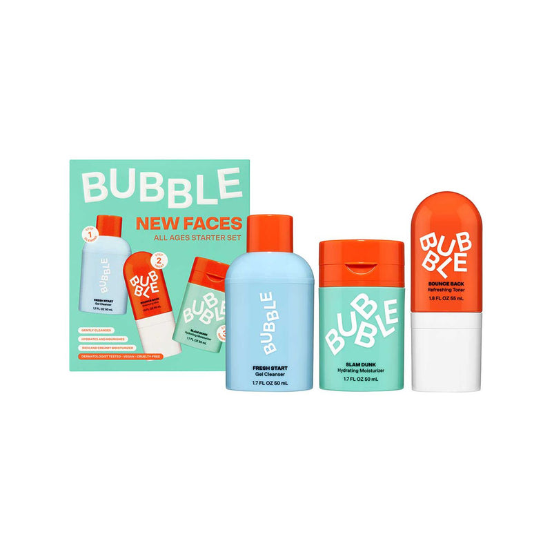 Bubble facial skincare kit 3 pieces 155ml - British product