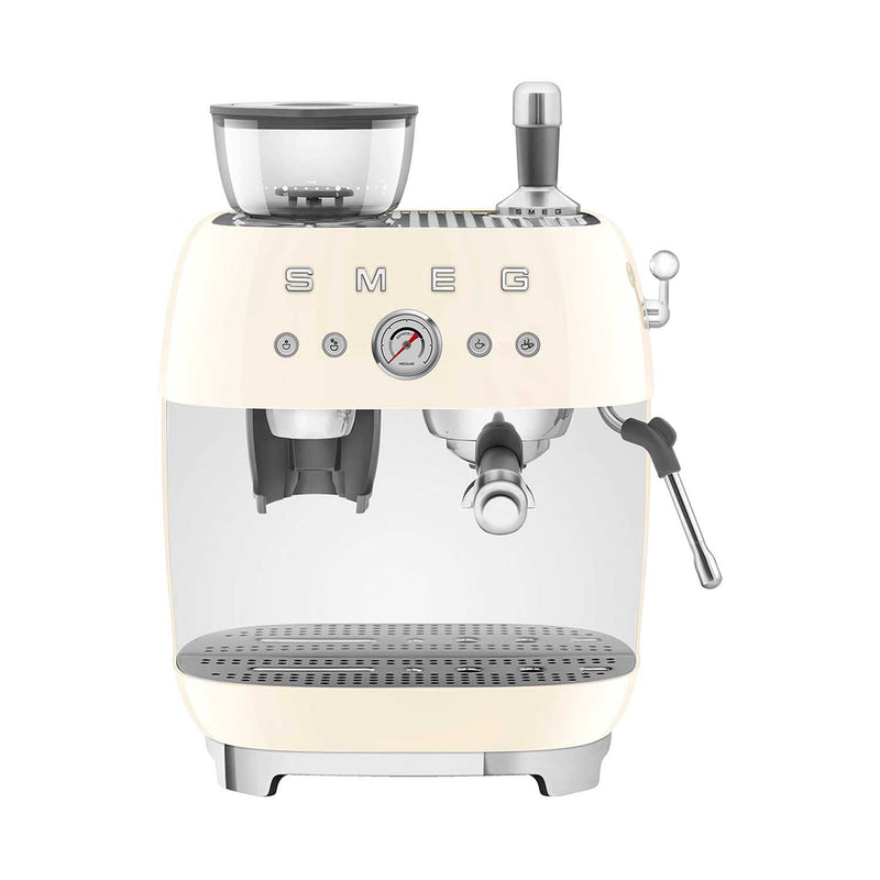 SMEG Espresso Coffee Machine Cream 443x334x430mm (British brand)