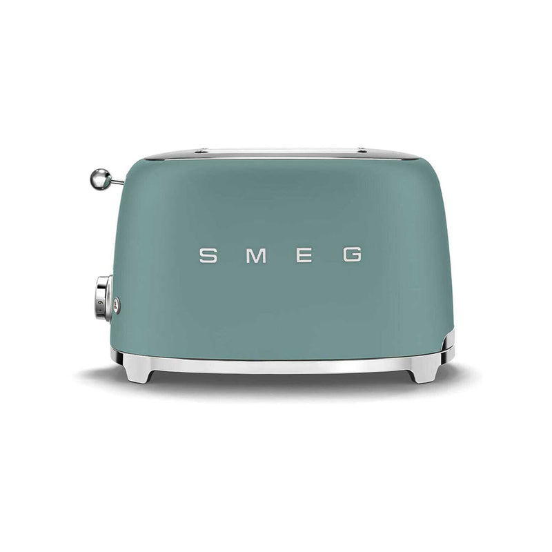 SMEG 2 Slice Toaster Emerald Green Matte (British brand)