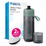BRITA Sports Water Filter Bottle Dark Green 600ml - British product