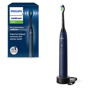 Philips Sonicare Series 5300 Elektrische Zahnbürste Marineblau Mundpflege