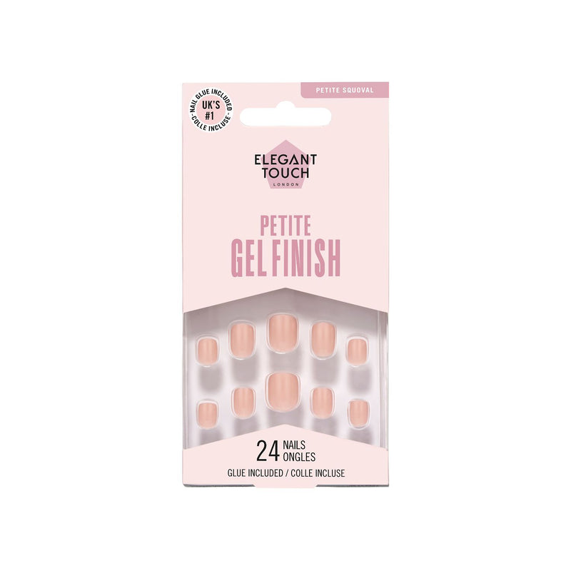 Elegant Touch petite nails Peach Tea colour British brand