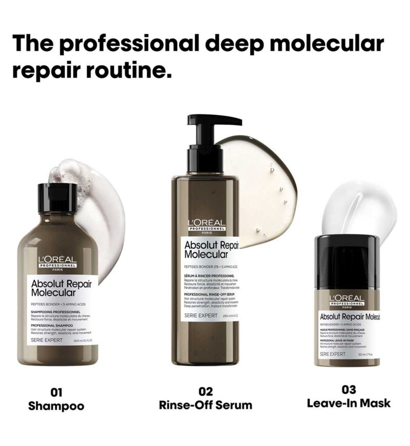 L'Oreal Professionnel Absolut Repair Molecular leave-in hair treatment 50ml, imported from the UK