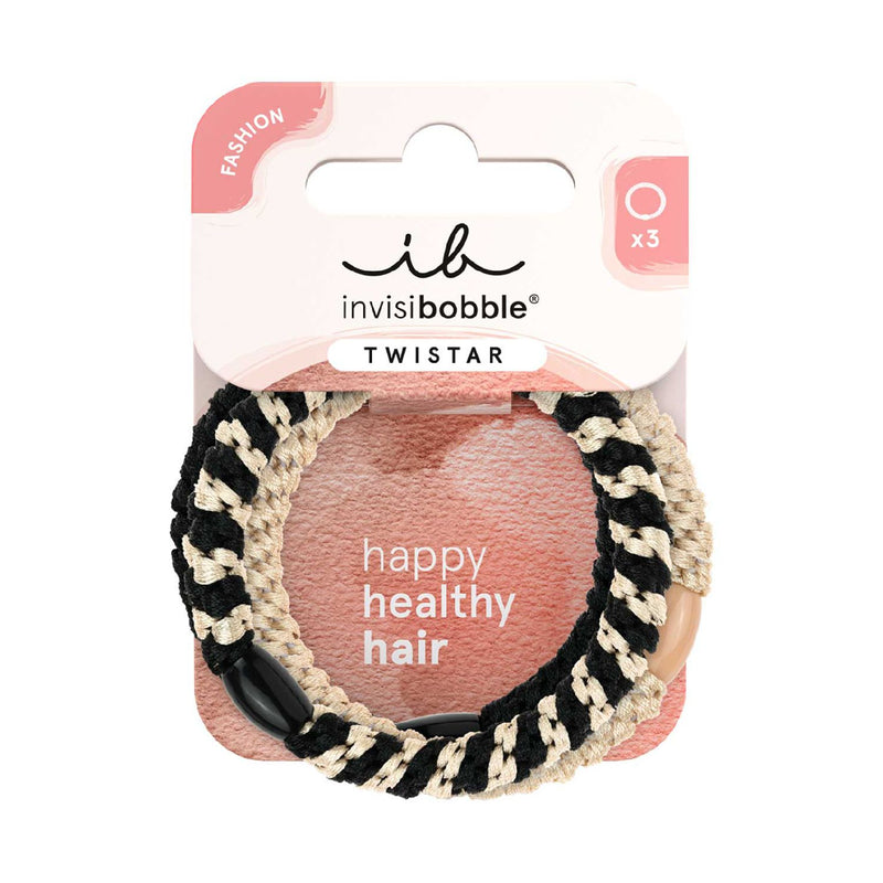 Invisibobble Twistar hair ties for braids, 3 pack (British brand)