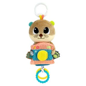 Lamaze Arty Says Cheese plush otter toy, UK version