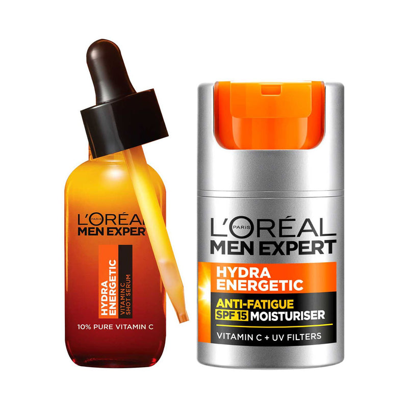 L'Oreal Men Expert Hydra Energetic skincare bundle, imported from the UK
