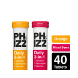 Phizz effervescent hydration tablet bundle 40 tablets, imported from the UK