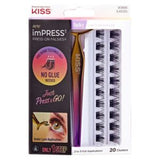KISS imPRESS Spiky False Eyelash Clusters No Glue 21 Ct