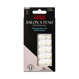KISS Salon X-Tend Gel Nail Tips Short Oval 34ct, UK version