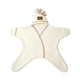 Clair de Lune baby wrap blanket 6-12 months cream, imported from the UK