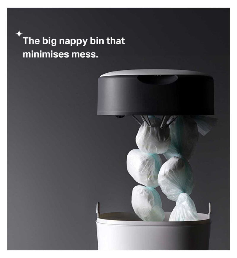 Tommee Tippee Twist & Click XL nappy bin (British brand)