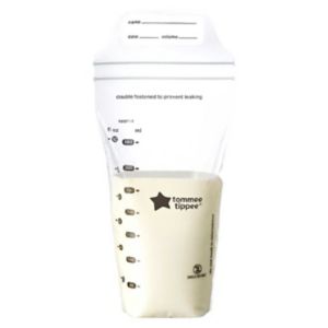 Tommee Tippee Vorgeformte Muttermilch-Aufbewahrungsbeutel, 36er-Pack, 350 ml