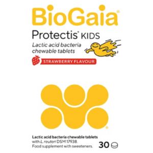 BioGaia kids probiotic tablets strawberry flavour 30 count - British product