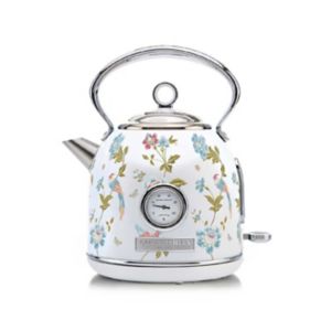 Laura Ashley Dome Kettle Elveden White 1.7L imported from the UK