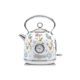 Laura Ashley Dome Kettle Elveden White 1.7L imported from the UK