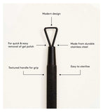 Mylee Gel Nail Polish Scraper stainless steel - British product