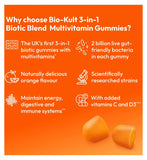 Bio-Kult probiotic gummies orange flavour 30 count - British product