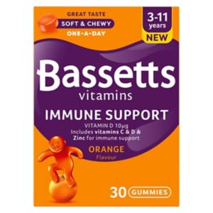 Bassetts Orange vitamin gummies 30 pack, UK version
