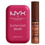 Boots NYX Buttermelt Blush and Buttergloss Lip Gloss Duo 5g 8ml- Buy online at McGrocer