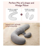 Momcozy F Shaped Maternity Pillow, imported from the UK