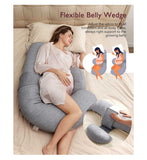 Momcozy F Shaped Maternity Pillow, imported from the UK
