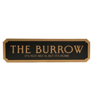 Warner Bros Harry Potter Alumni Street Sign The Burrow