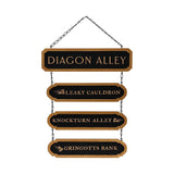 Warner Bros Harry Potter wall sign Diagon Alley (British brand)