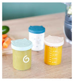Babymoov Isy Bowls Glass Food Storage Set 9 Pieces - British product