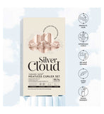 Silver Cloud Heatless Hair Curler Set Silver Ion Caramel (British brand)