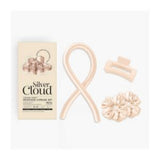 Silver Cloud Heatless Hair Curler Set Silver Ion Caramel (British brand)