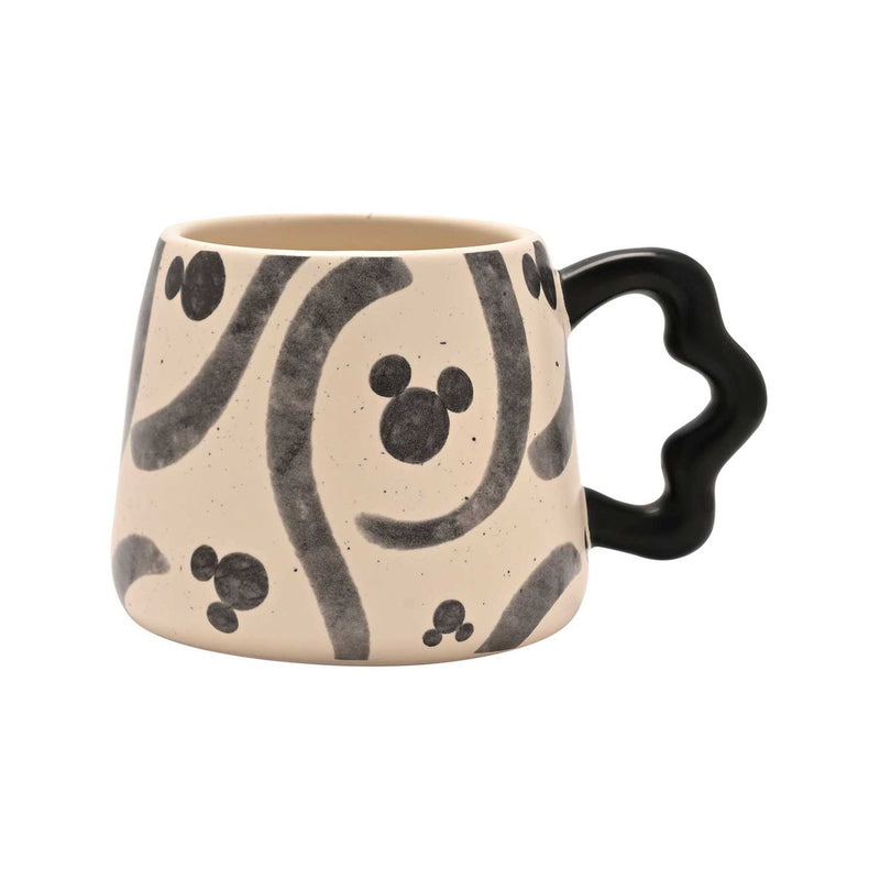 Disney Mickey Shapes Mug black speckled dolomite appearance - British product