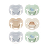 Boots Tommee Tippee Anytime Soothers Symmetrical Blue Neutrals 6 Pack- Buy online at McGrocer