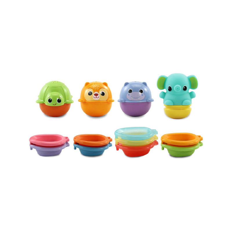 VTech Bathtime Boats Multi-Coloured 9-piece set (British brand)