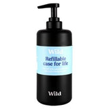 Wild black reusable body care bottle (British brand)