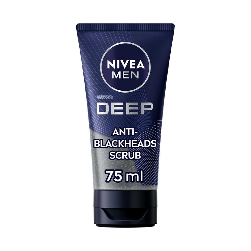NIVEA MEN Deep Darkwood Face Scrub 75ml, imported from the UK