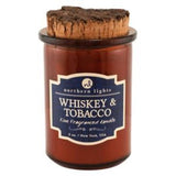 Northern Lights Candle Spirit Jar Whiskey Tobacco 5oz, imported from the UK