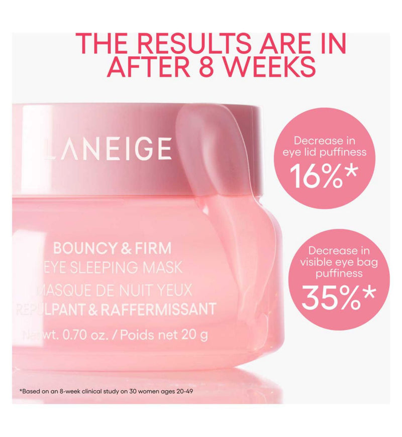 LANEIGE Bouncy & Firm Eye Sleeping Mask 20ml, UK version