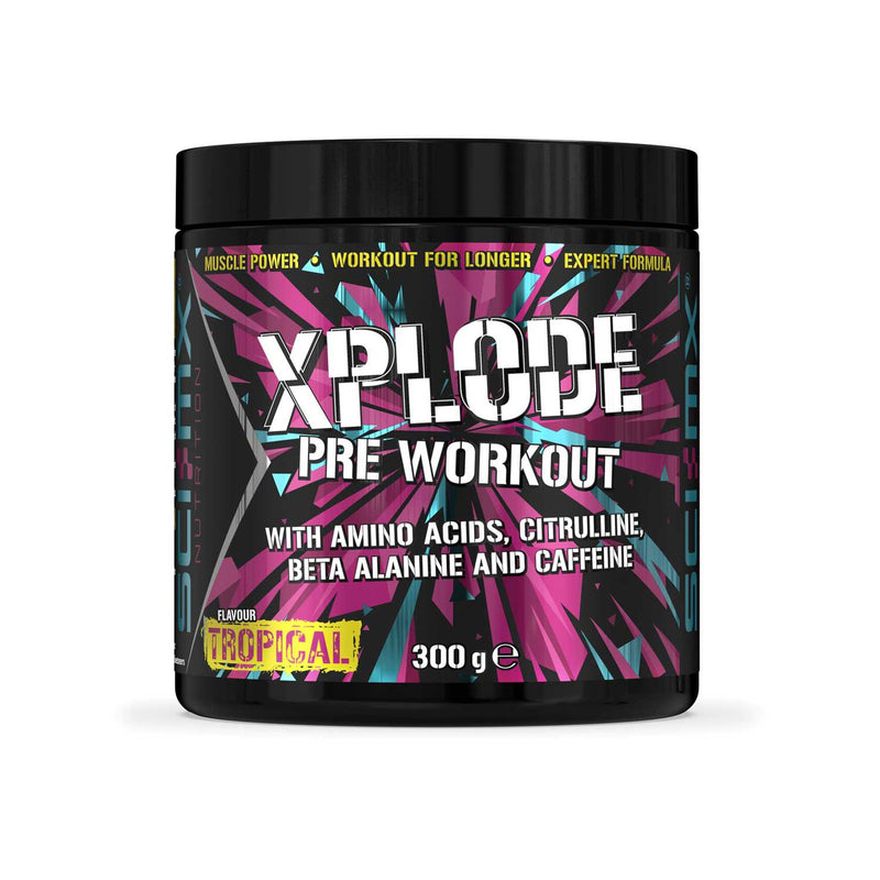 SCI-MX pre-workout powder tropical 300g, imported from the UK