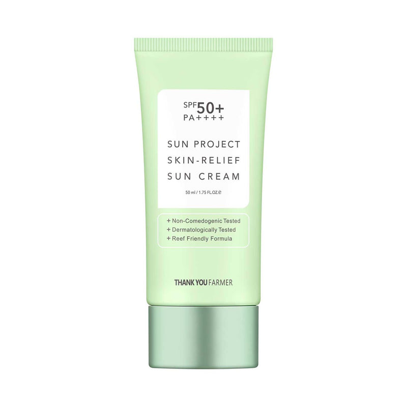 Thank You Farmer Sun Project Skin Relief Sun Cream SPF50 50ml, UK version
