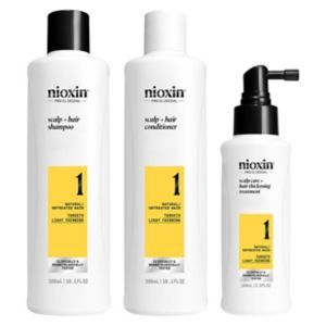 Nioxin System 1 Loyalty Kit Natural Hair Light Thinning Hair Care System 300ml