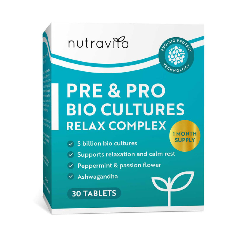 Nutravita Pre&Pro Bio Cultures 30 capsules, UK version