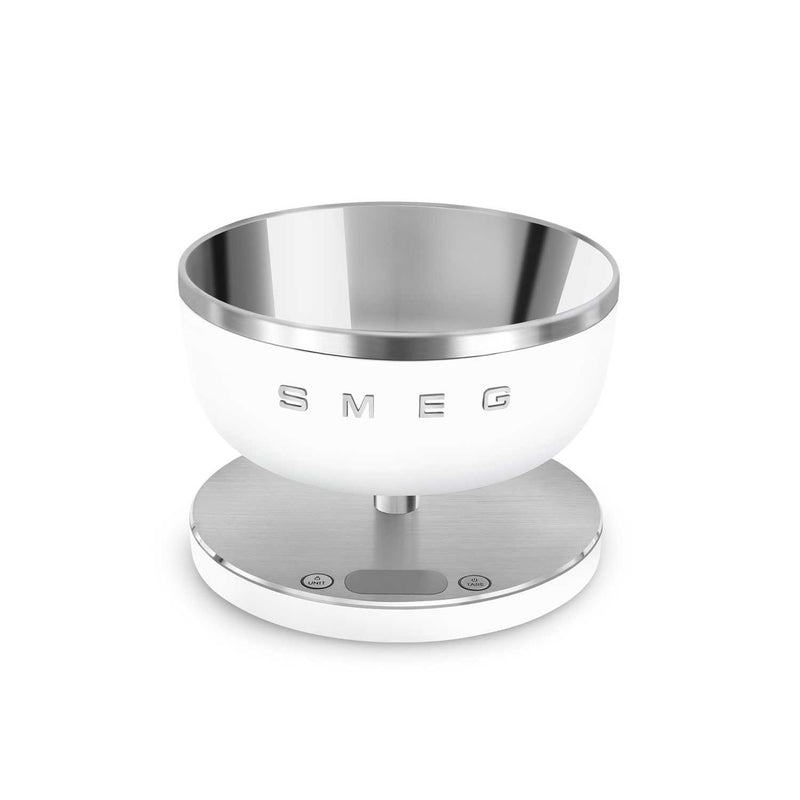 SMEG Digital Kitchen Scales Matte White 5kg (British brand)