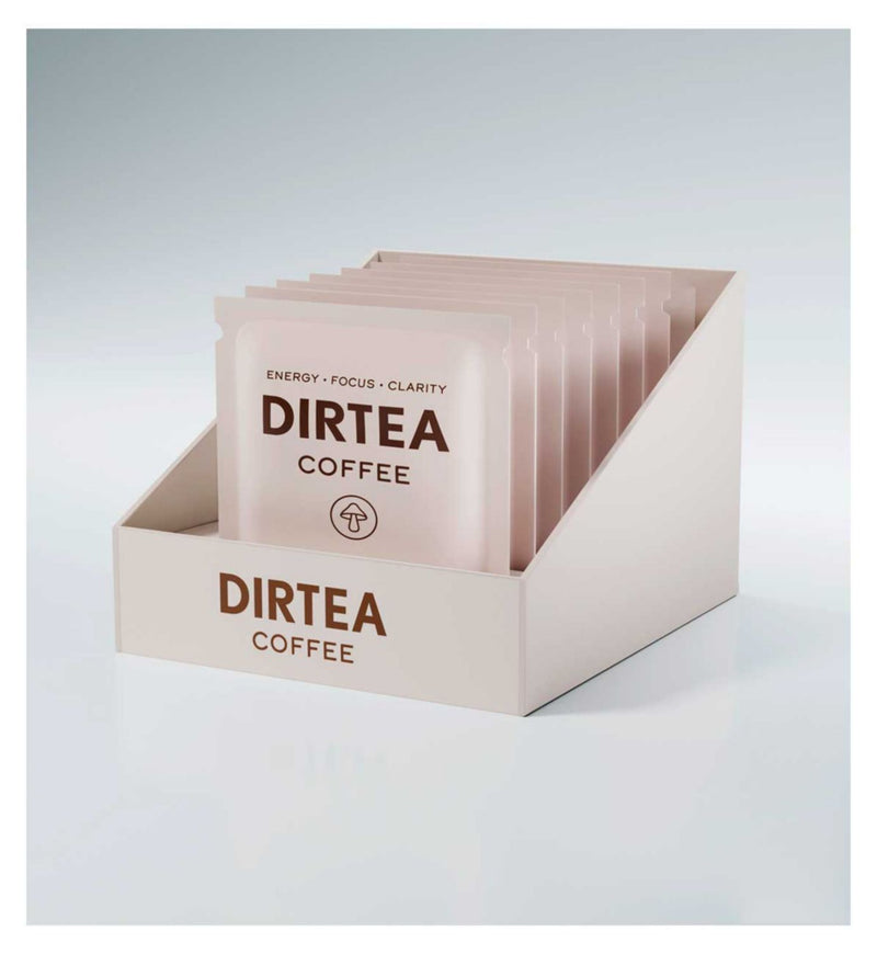 DIRTEA Mushroom Coffee instant drink mix sachets - British product
