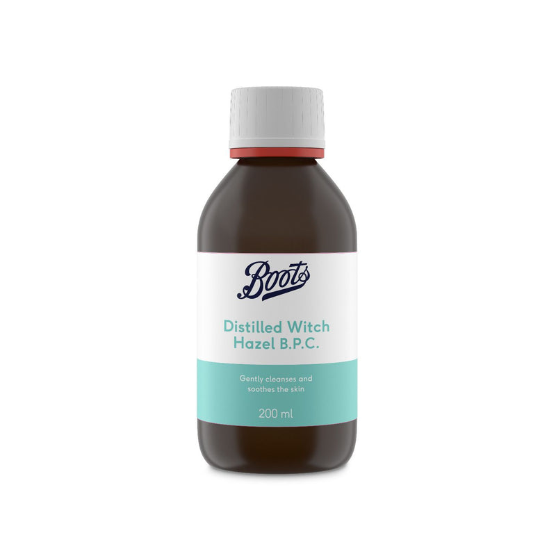 Boots distilled witch hazel toner 200ml, imported from the UK