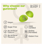 Nutriburst greens gummies apple 60 gummies - British product