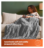 Silentnight Super Cosy Heated Throw Charcoal 120 x 160cm (British brand)