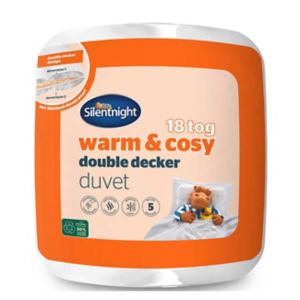 Silentnight Warm and Cosy Double Decker 18 Tog Duvet - Single