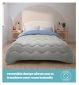 Silentnight Duvet and Pillowcase Set Blue Grey King (British brand)