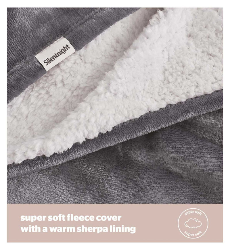 Silentnight Snugsie Super Giant Family Blanket - 270 x 230cm - Charcoal