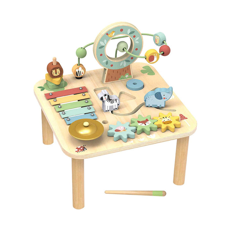 Tooky Toys wooden forest activity table (British brand)